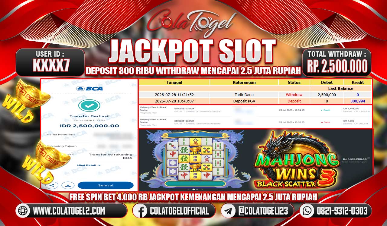 JACKPOT SLOT GACORR!!