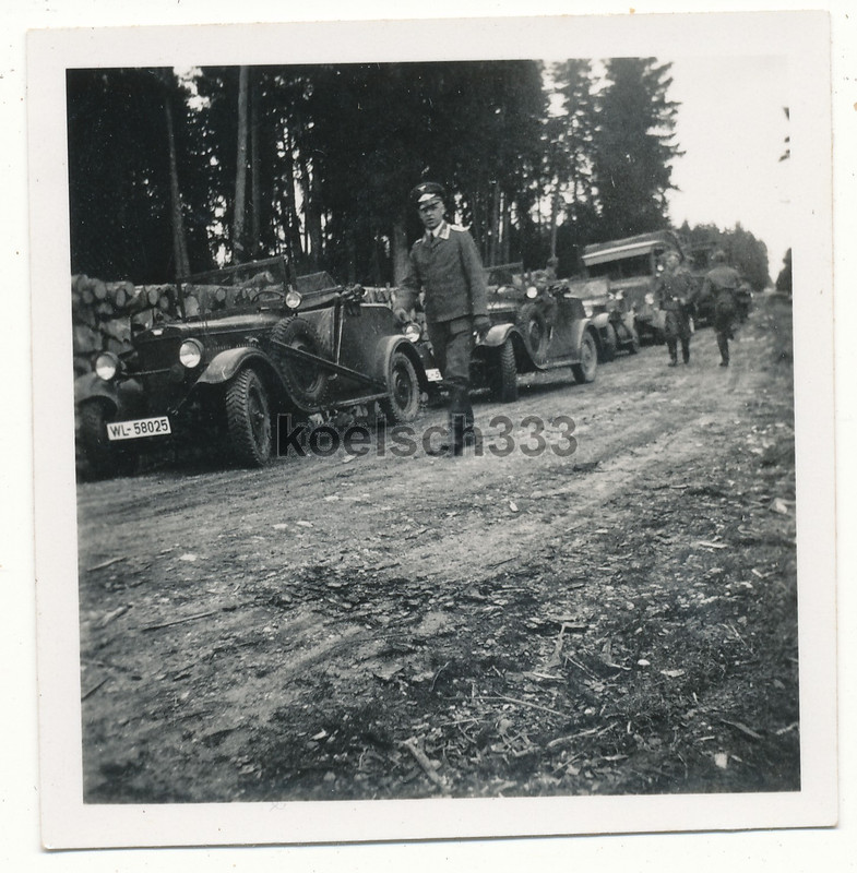 Foto Kübelwagen Kfz Kennzeichen Luftwaffe BMW PK