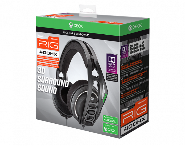Plantronics RIG 400HX with Dolby Atmos Wired Gaming Headset for Xbox One –  PC – ASA College: Florida