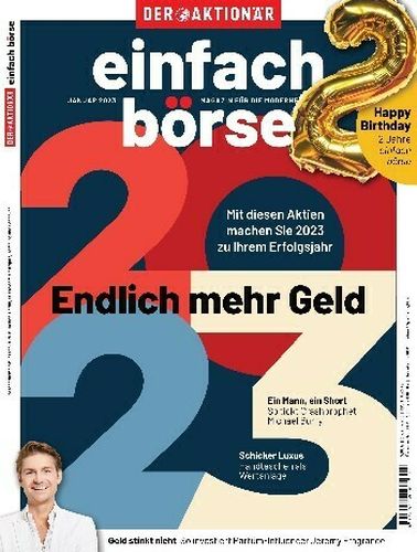 Cover: Der Aktionär einfach börse Magazine No 01 Januar 2023
