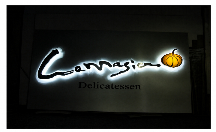 ALC-02-F acrylic luminous letter display view 1