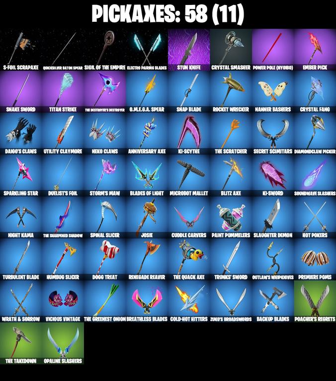 pickaxes comp