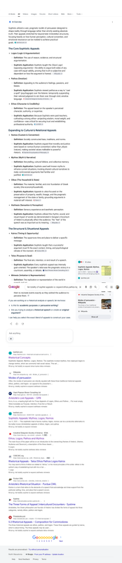Screenshot 2026 06 20 at 18 45 40 list totality of sophist appeals i e expand ethos pathos logos no