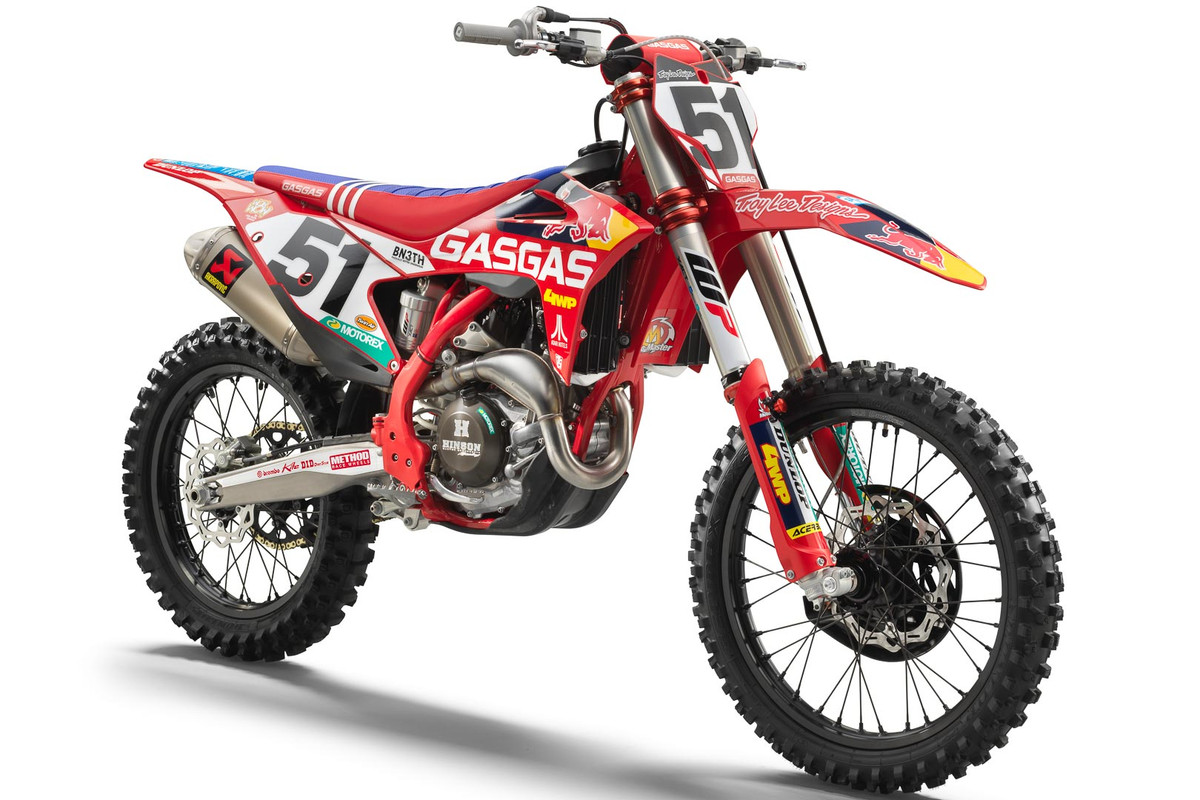 Гоночный кроссбайк GasGas MC 450F Troy Lee Designs 2022