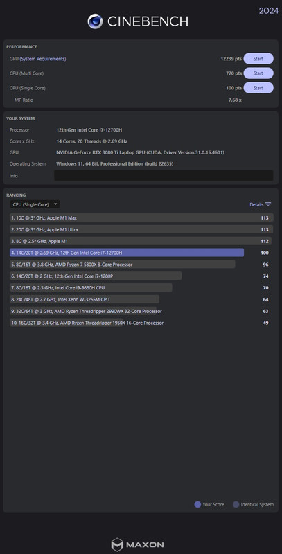 Cinebench R24 - Mostre o poder do seu PC (ou falta dele), Page 2