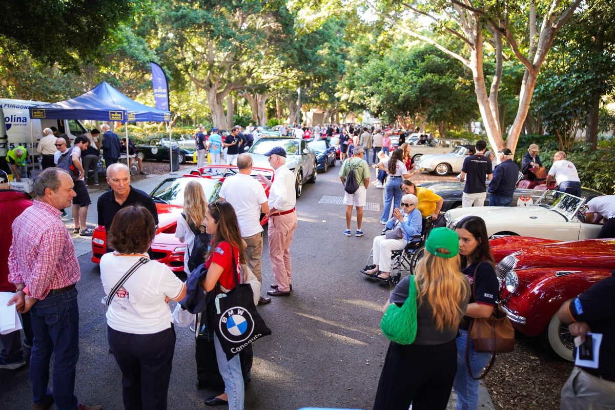 Expectación en el parque