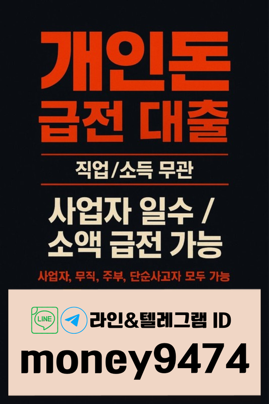 개인돈 급전 일수 대출
