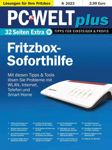 Cover: Pc Welt Plus Magazin August No 08 2023