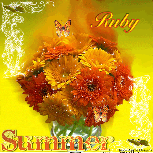 Ruby-Summer-Flowers-Butfly