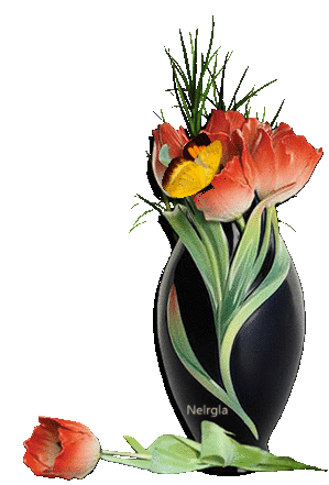 Butterfly-On-Tulips-NELRGLA-DYANNIE