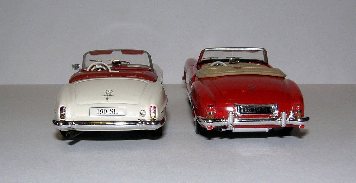 1957 Mercedes-Benz 190 SL (W121.042) (Cararama- Hongwell 251D-00