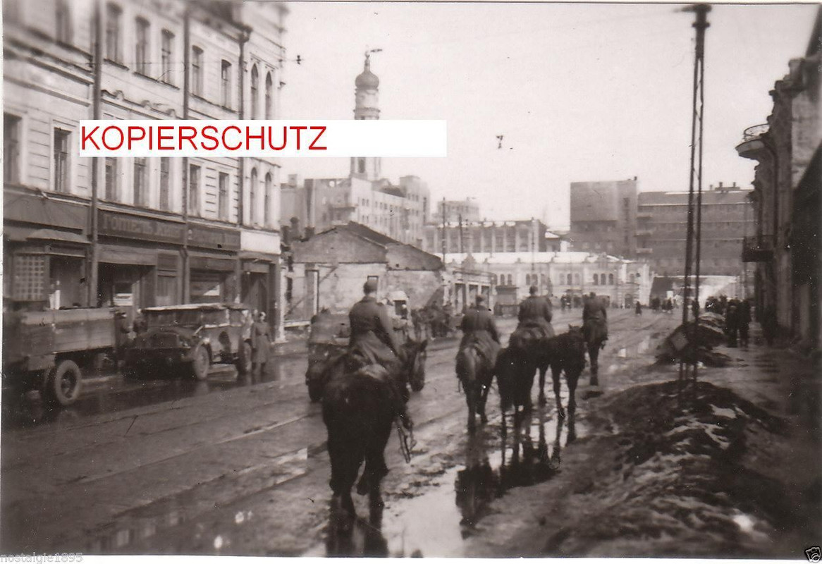 Foto Charkow Rußland 1942, deutsches Militär in 