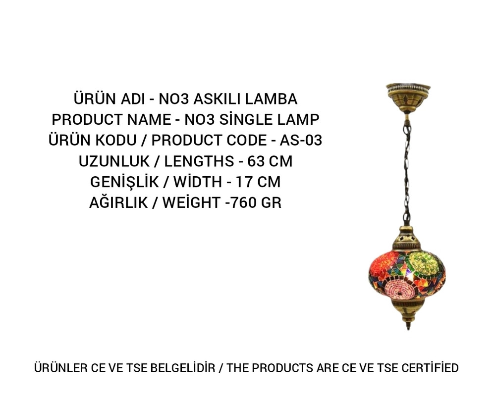 AS-03 mosaic lamp