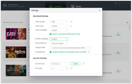 NoteBurner Netflix Video Downloader 1.7.3 Multilingual