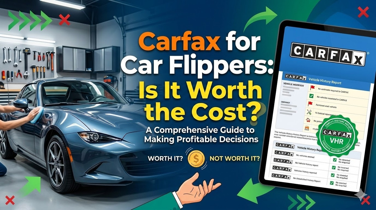 Carfax for Car Flippers: Is It Worth the Cost When You’re Buying Inventory?
