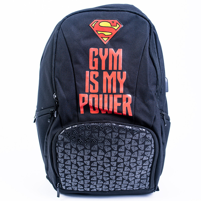 superman backpack with lunchbox
