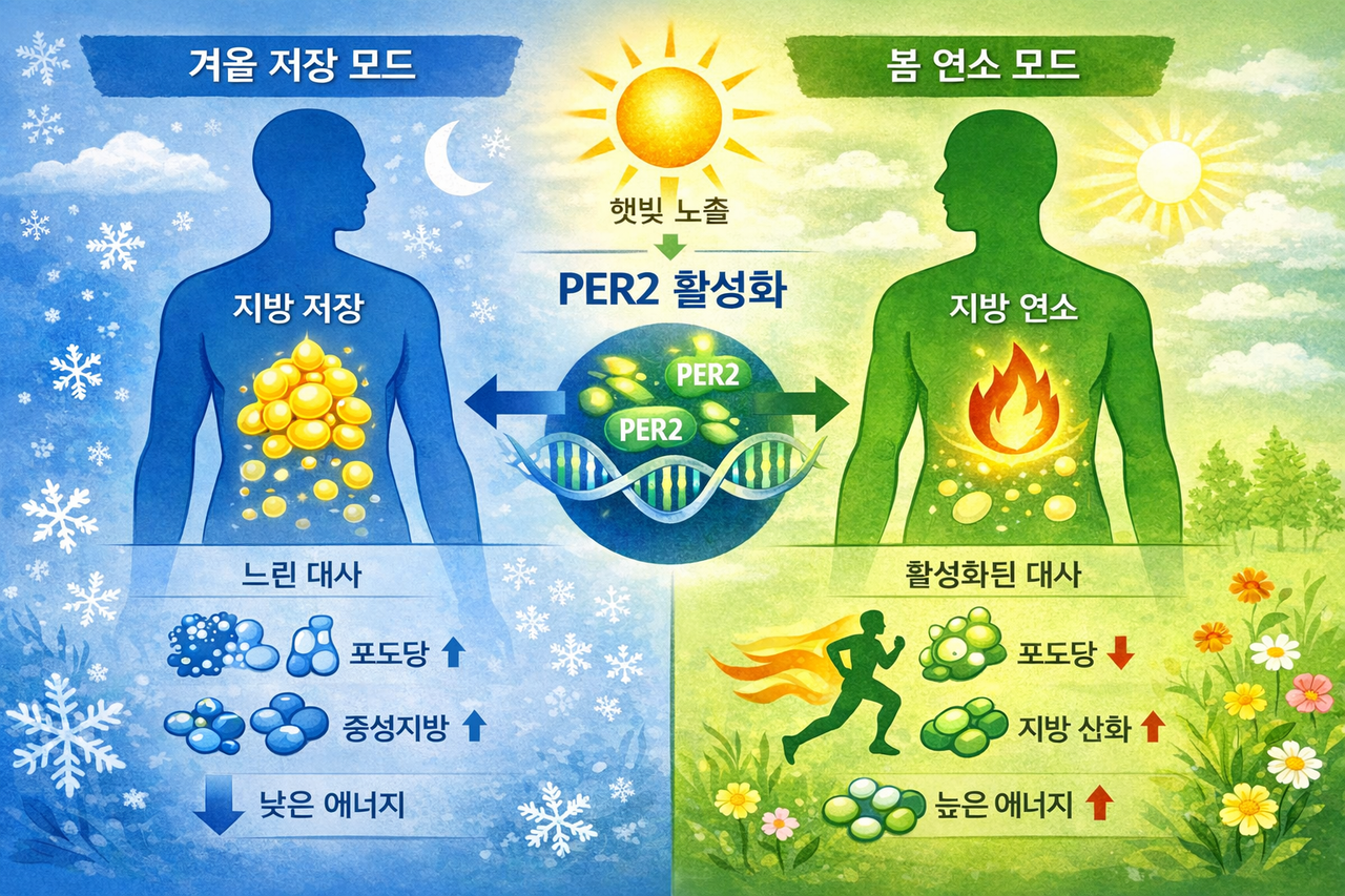 봄철 신체 변화와 다이어트 전략 인포그래픽 - 비타민 한의원