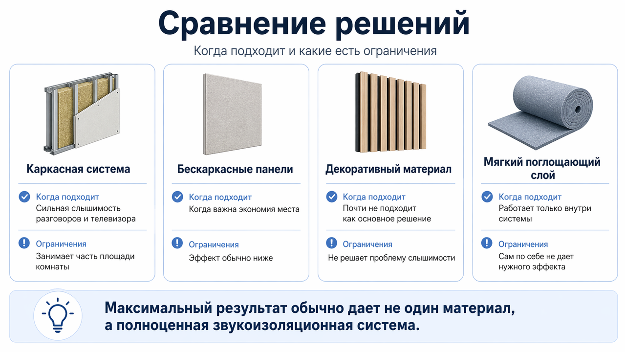 решения по шумоизоляции