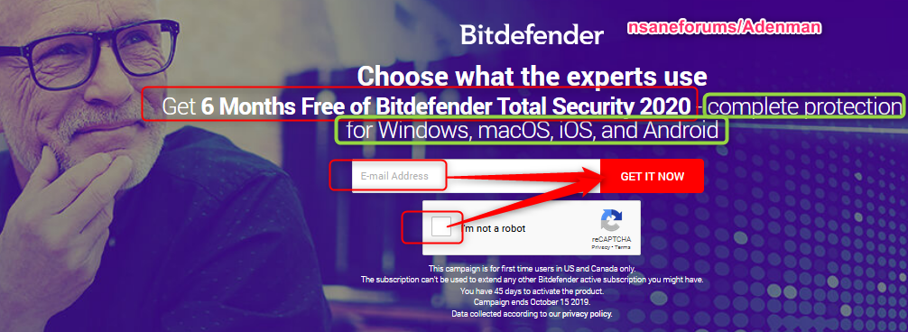 bitdefender 180 days trial