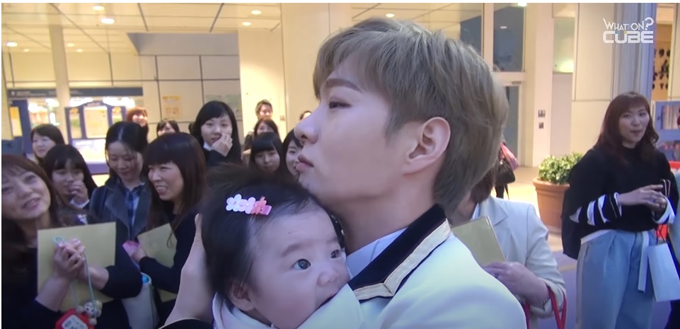 Changsub and Hyunsik and a baby
