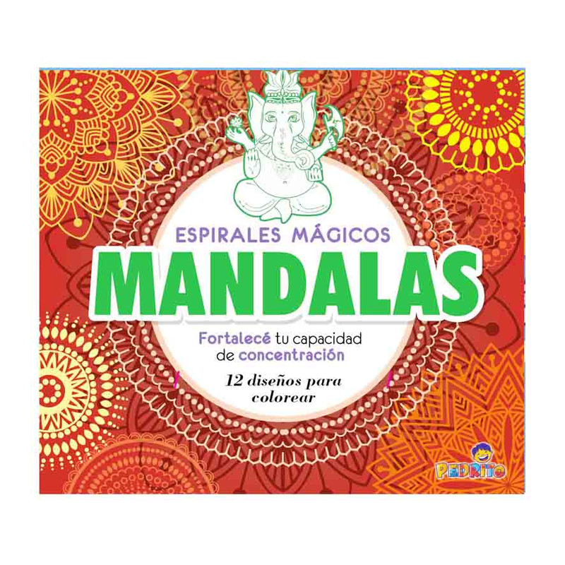 MANDALAS, 12 DISEÑOS PARA COLOREAR