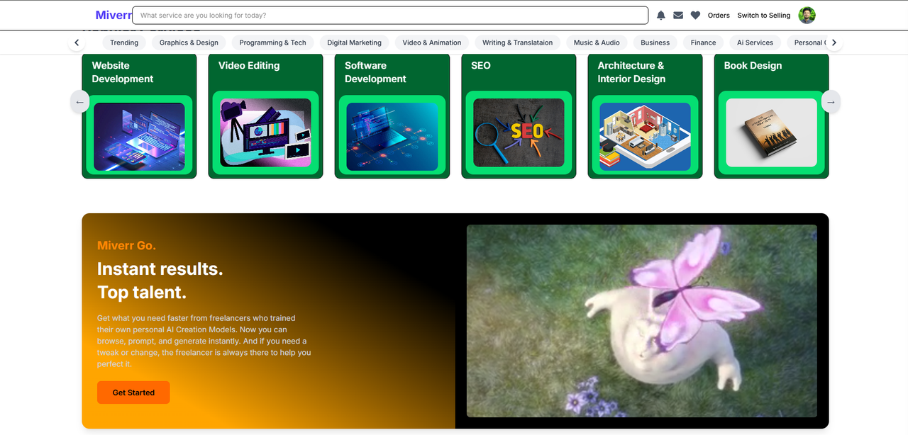 Miverr - Freelance Marketplace screenshot 3