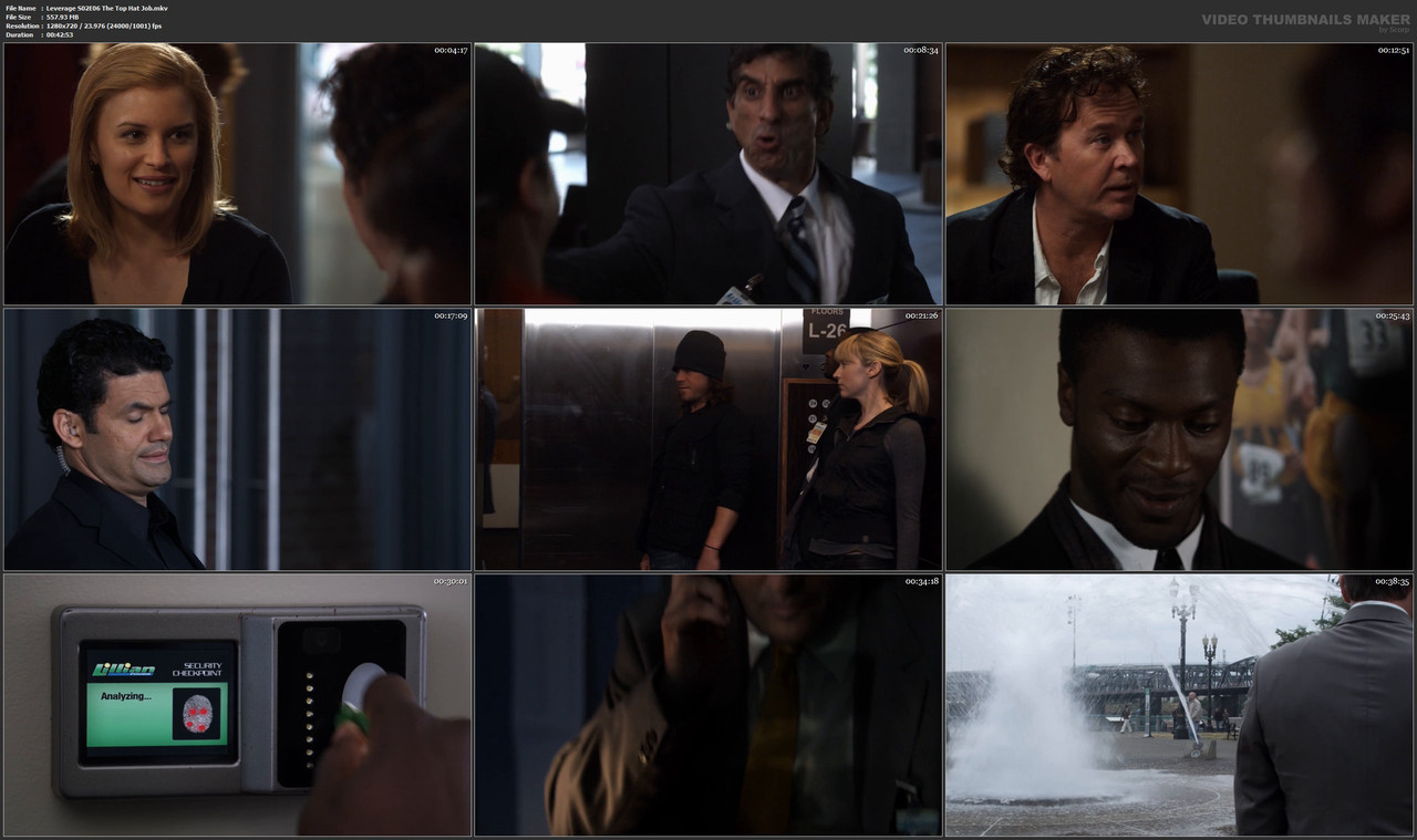 Leverage S02E06 The Top Hat Job.mkv