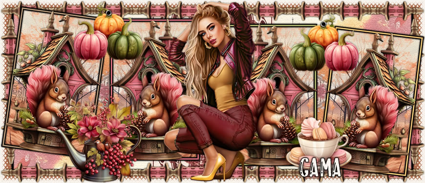 Ardilla y Calabazas gama