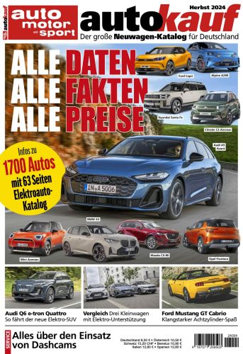 Cover: Auto Motor und Sport Autokauf Magazin Herbst 2024 