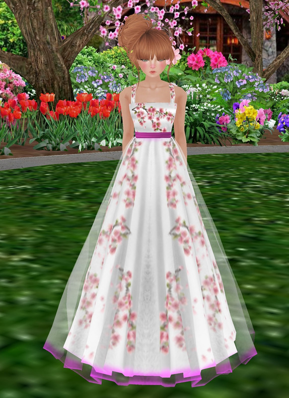 Girls-Floral-Gown