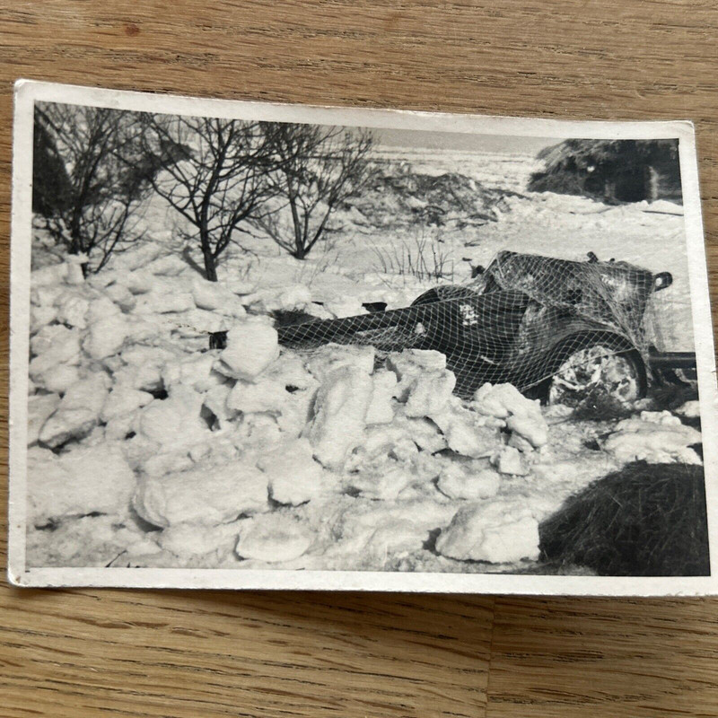 Foto Wk2 Geschütz Flak Pak Kanone Wehrmacht Soldat Front Kampf Tarn Stellung (2)