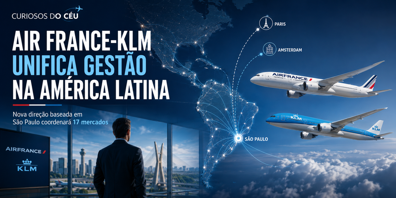 Air France-KLM unifica gestão regional e nomeia Guilhem Mallet para liderar América Latina