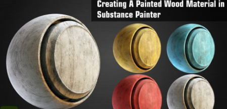 Creating a Painted Wood Material In Substance Painter