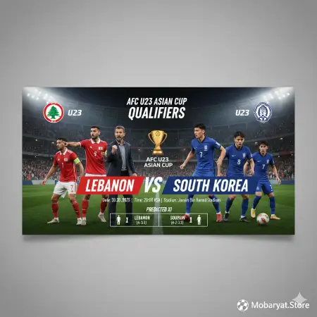 بث مباشر لبنان ضد كوريا الجنوبية