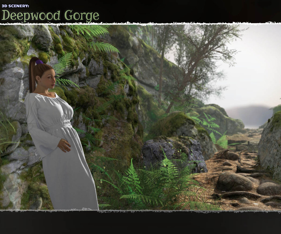 3D Scenery: Deepwood Gorge