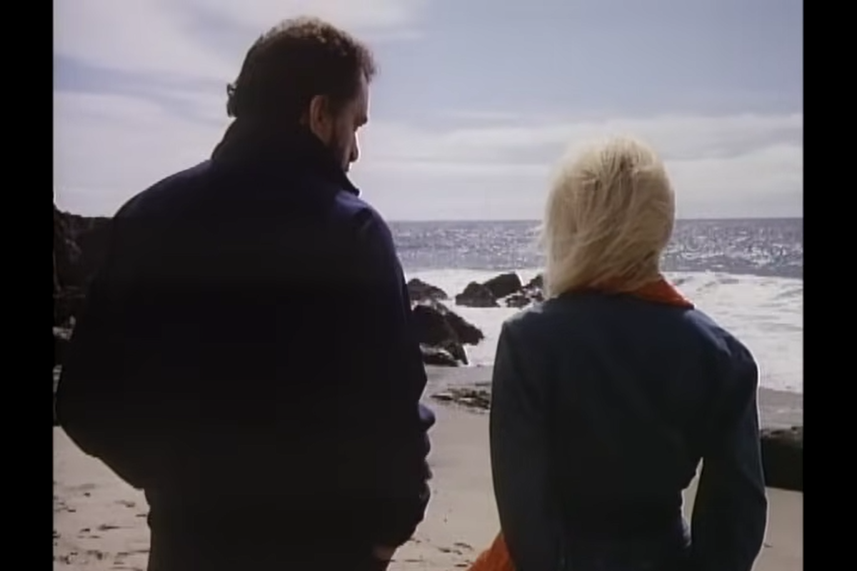 Actors Victor French and Stella Stevens in Highay To Heaven