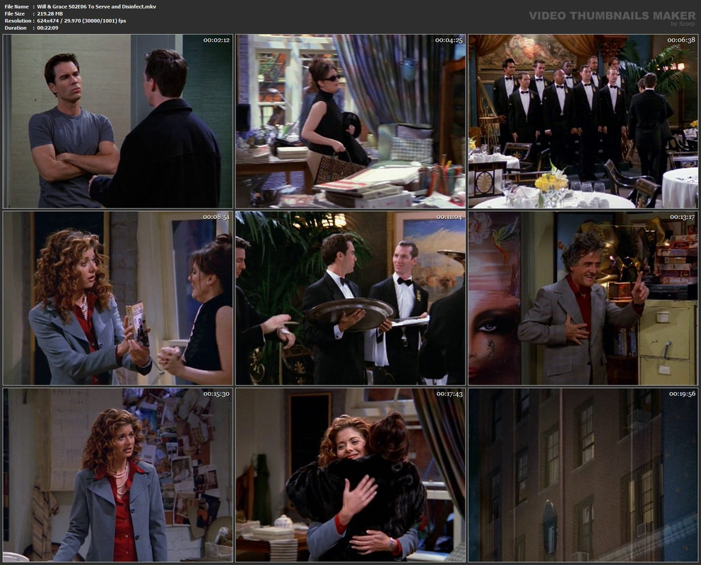 Will & Grace S02E06 To Serve and Disinfect.mkv
