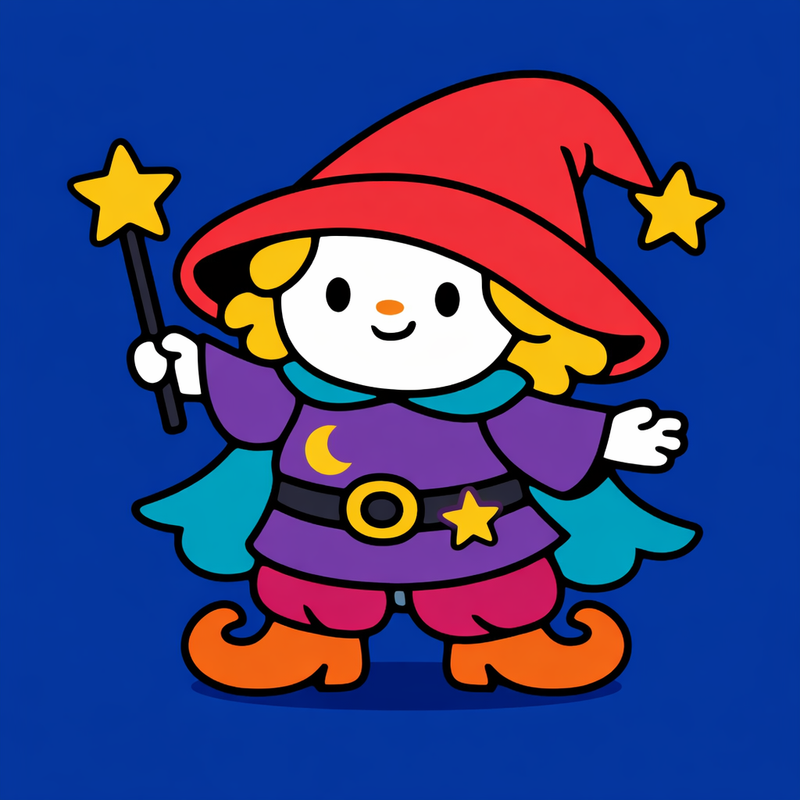 Nhân vật hoạt hình phong cách sóng lượn kỳ ảo