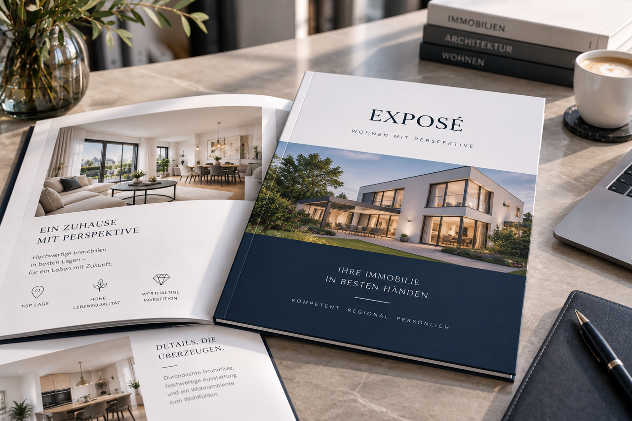 Professionelle Expos� Erstellung f�r Immobilien in Bruchsal