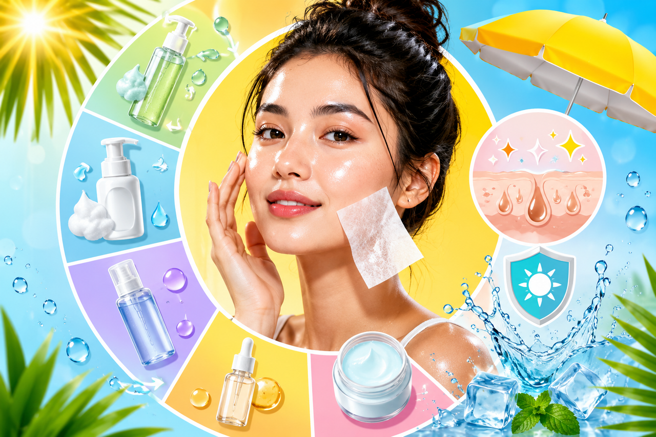 Best skincare routine for oily skin in summer