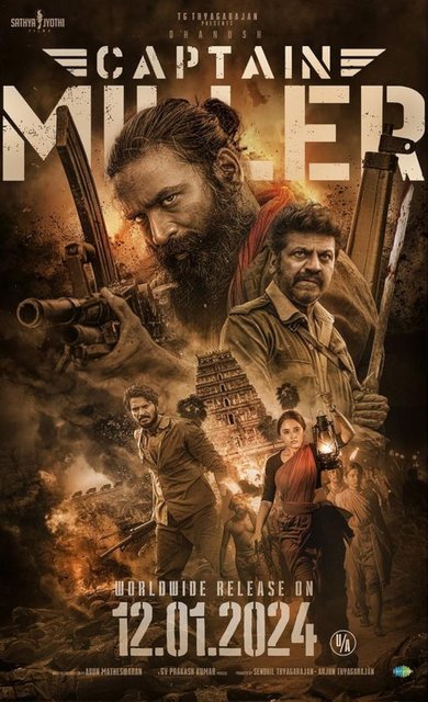 Captain Miller (2024) Hindi HDTS x264 AAC 1080p 720p 480p Download