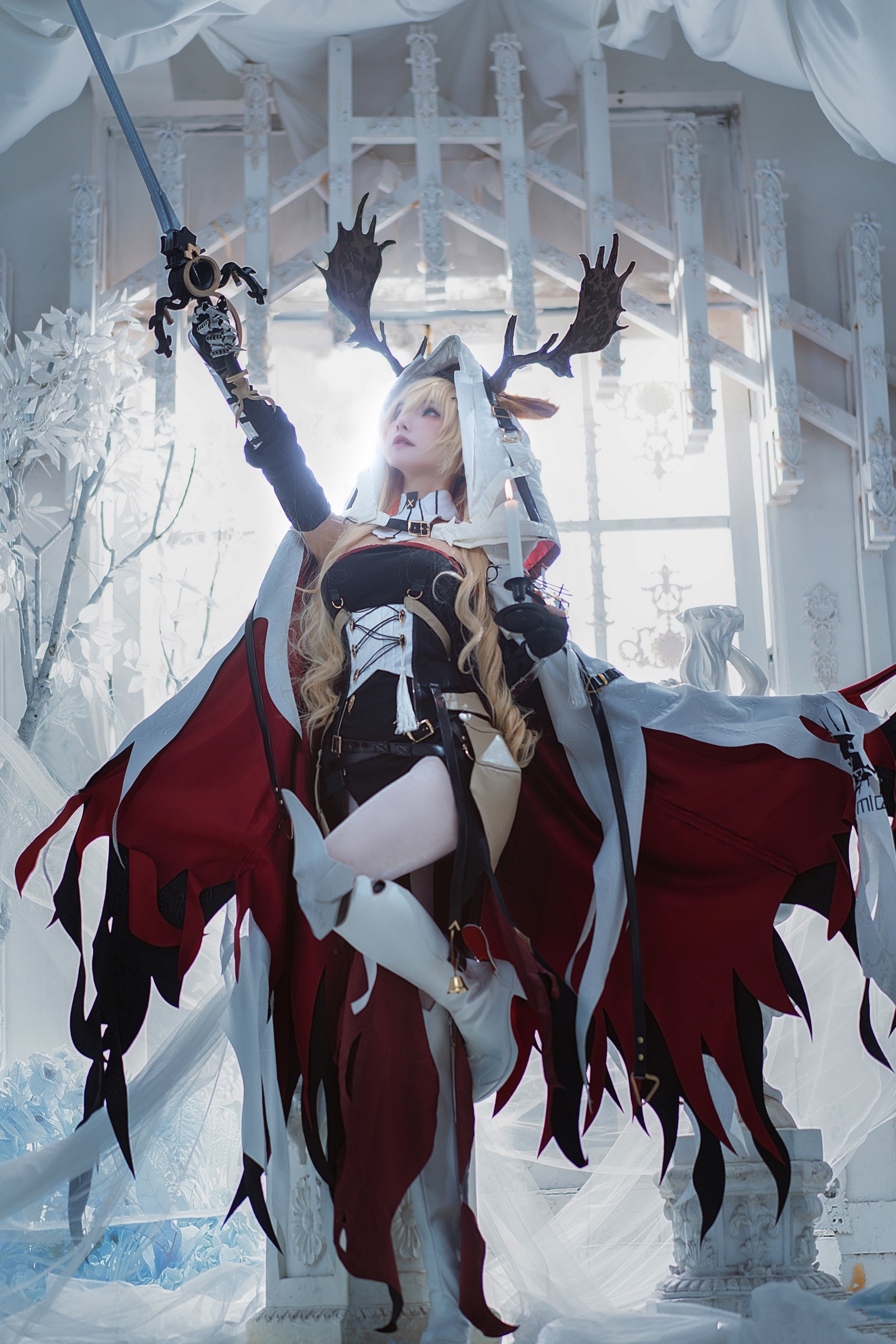 一千只猫薄禾写真 – 烛骑士 薇薇安娜 Cosplay 高清写真套图（12P / 124MB）插图7