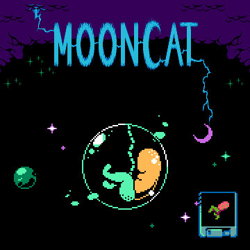 UFO 50: Mooncat box art