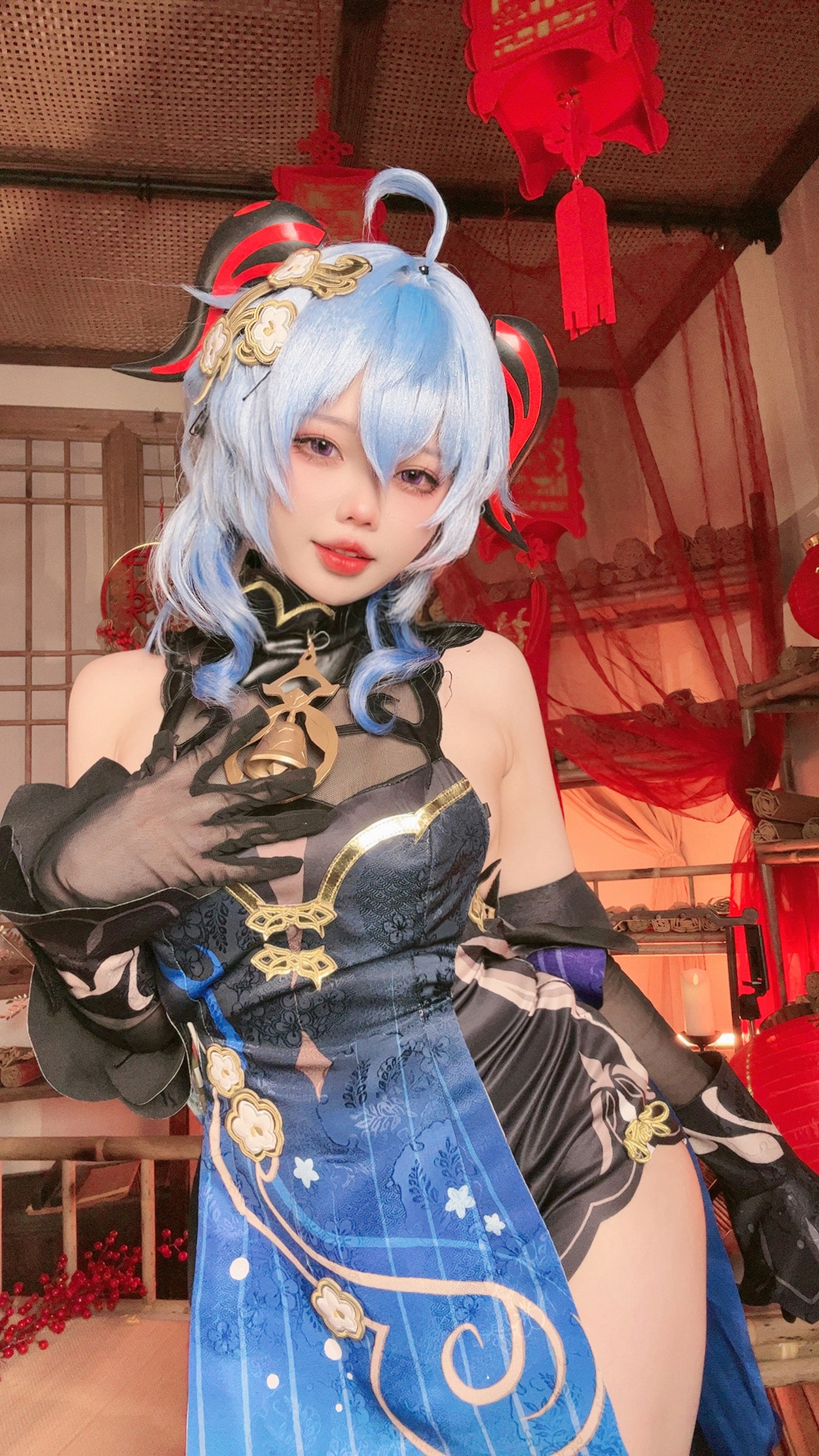 小瑶幺幺 甘雨 海灯节礼服 Cosplay 写真集【40P + 13V｜159.6MB】插图6