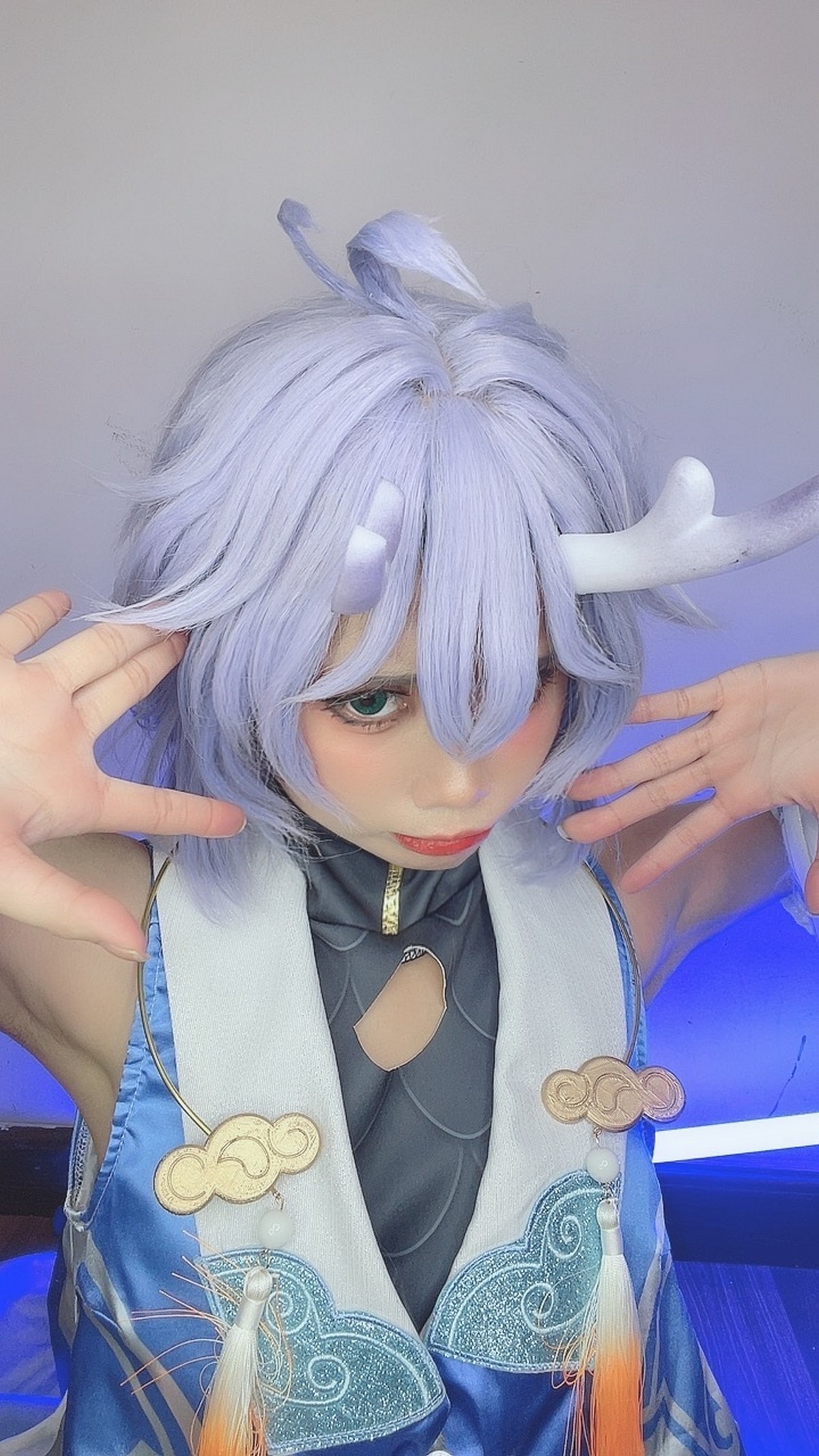 PoppaChan Bailu Cosplay Deluxe (Honkai Star Rail) – 155 Photos 12 Videos 459MB插图6