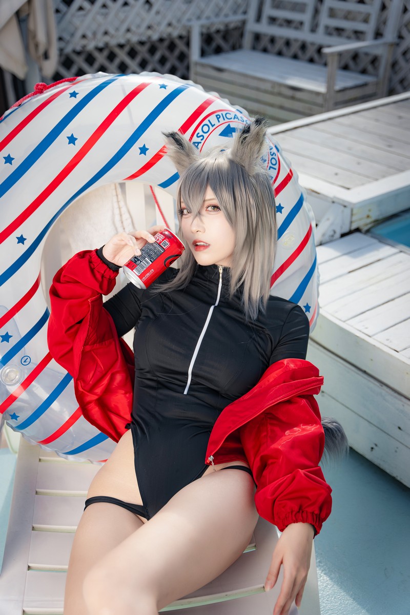 切切Celia 明日方舟 红 Cosplay 高清写真 28P+1V插图6