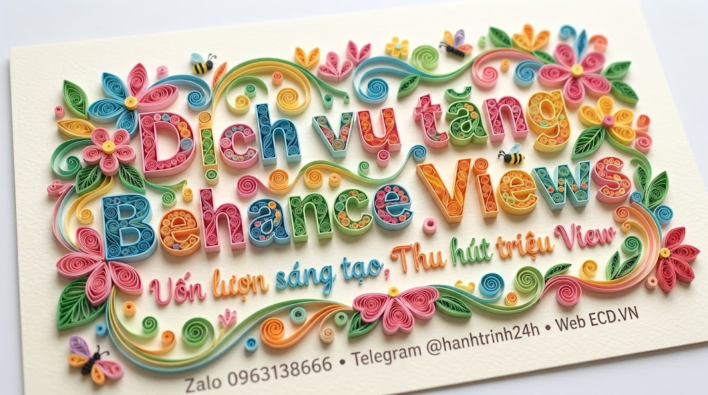 tăng behance views 2025 cho project