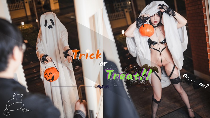 落落Raku 万圣节 Trick or Treat 主题写真 75P