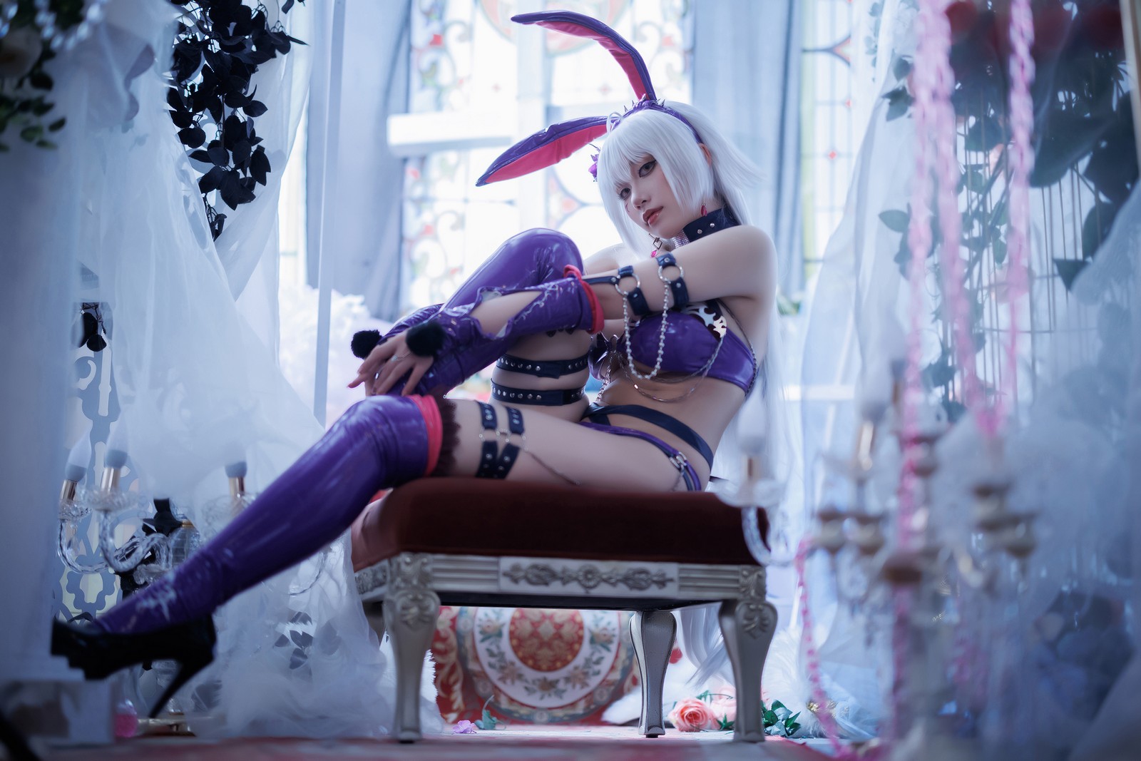 Cien恩恩 黑贞兔女郎泳装 Cosplay 写真合集（30P｜136MB）插图7