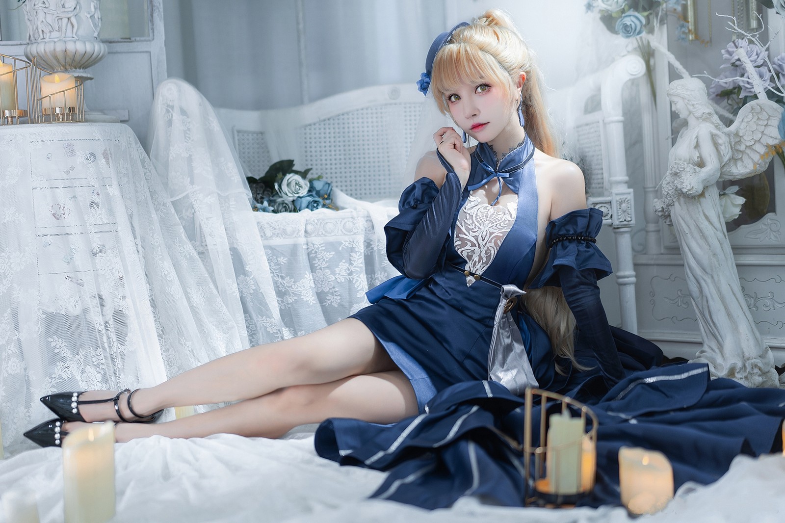 一千只猫薄禾写真 – 艾瑞尔·静谧夜曲 Cosplay 高清写真（18P / 33.9MB）插图3